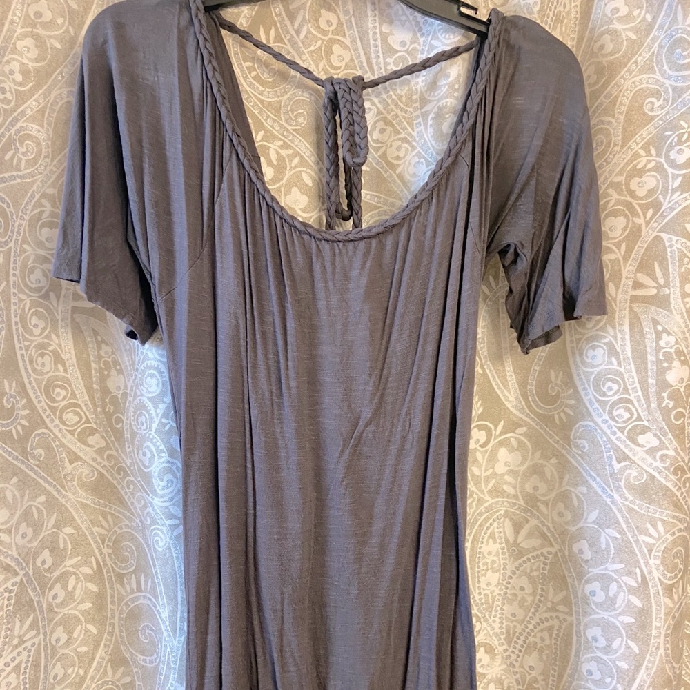 Gray braided Tunic